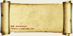 Večerinka Vojnović vizit kartica